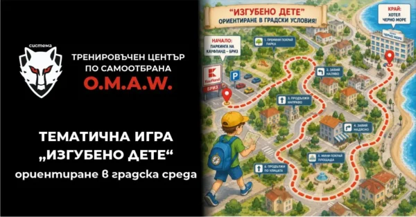 Обучение за ориентиране на деца в градска среда O.M.A.W